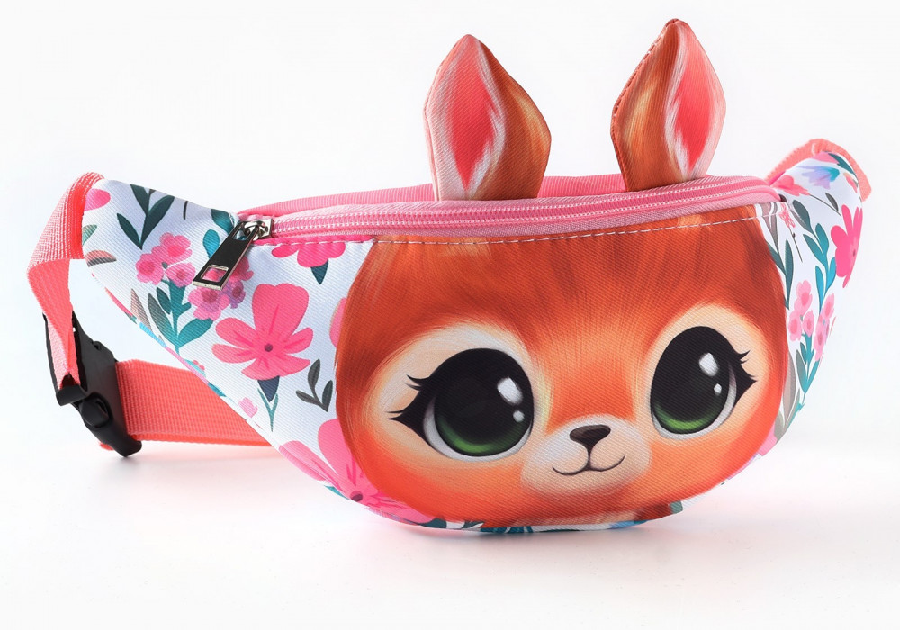 Сумка поясная детская «Сказочный оленёнок» | Оленята Кожгалантерея | NAZAMOK
