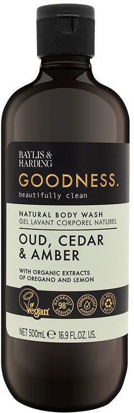 Гель для душа «Oud, Cedar & Amber Body Wash» | Goodness | Baylis & Harding