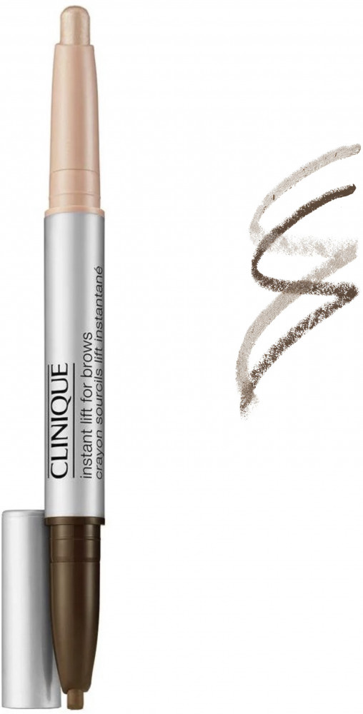 Карандаш для бровей двусторонний «Instant Lift For Brow», оттенок Soft Brown | Clinique