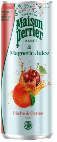 Лимонад «Персик-вишня» | Magnetic Juice | Maison Perrier