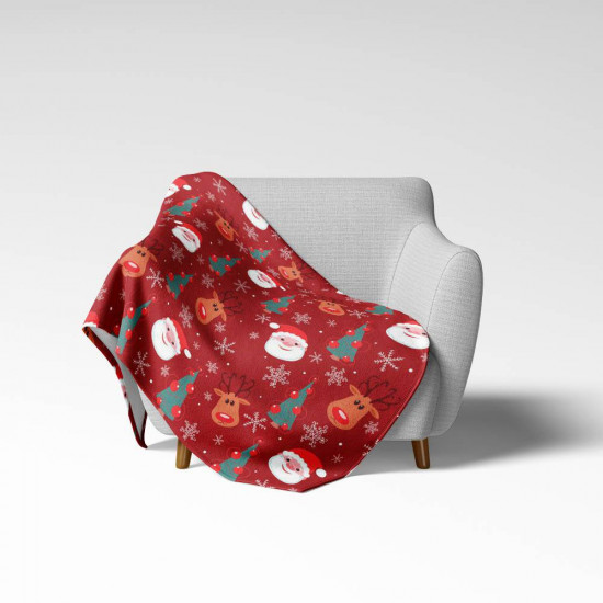 Плед флисовый Праздник к нам приходит