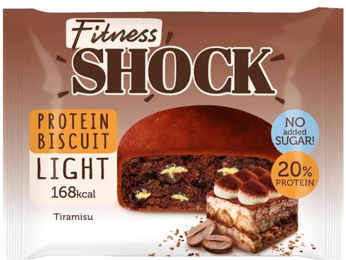Бисквит неглазированный протеиновый Protein Biscuit Light «Тирамису» | FitnesShock