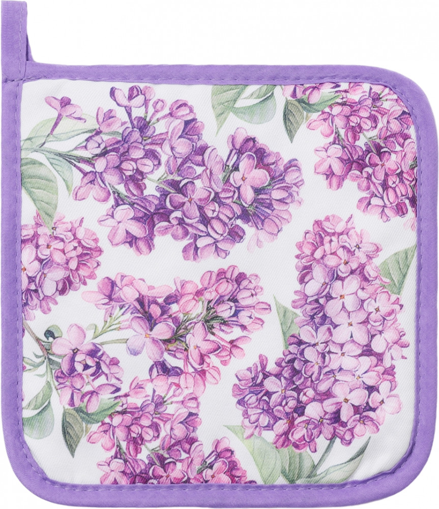 Прихватка «Сирень» | Кухонный текстиль «Цветы» | Доляна