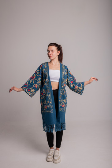 Кардиган женский удлиненный кашемировый