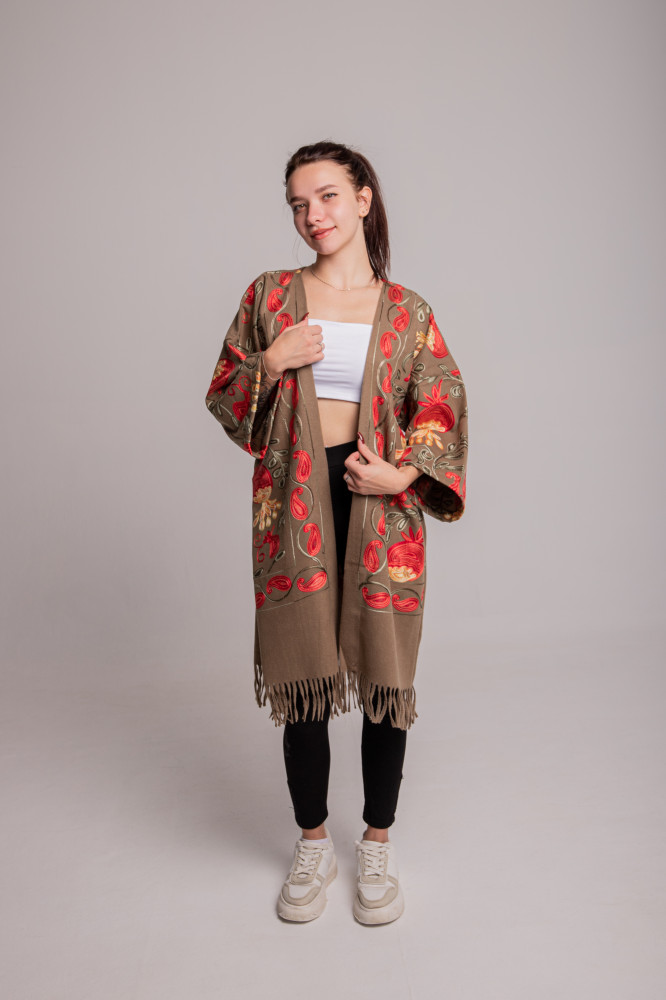 Кардиган женский удлиненный кашемировый | Sov'ga