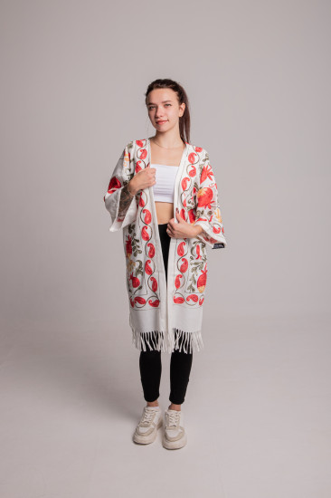 Кардиган женский удлиненный кашемировый