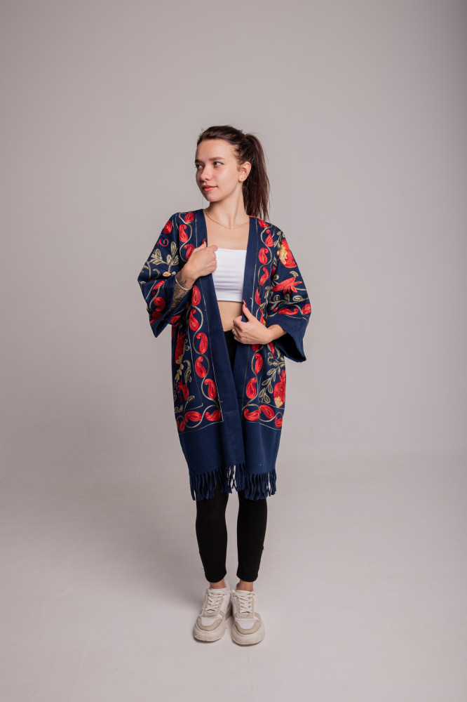 Кардиган женский удлиненный кашемировый | Sov'ga