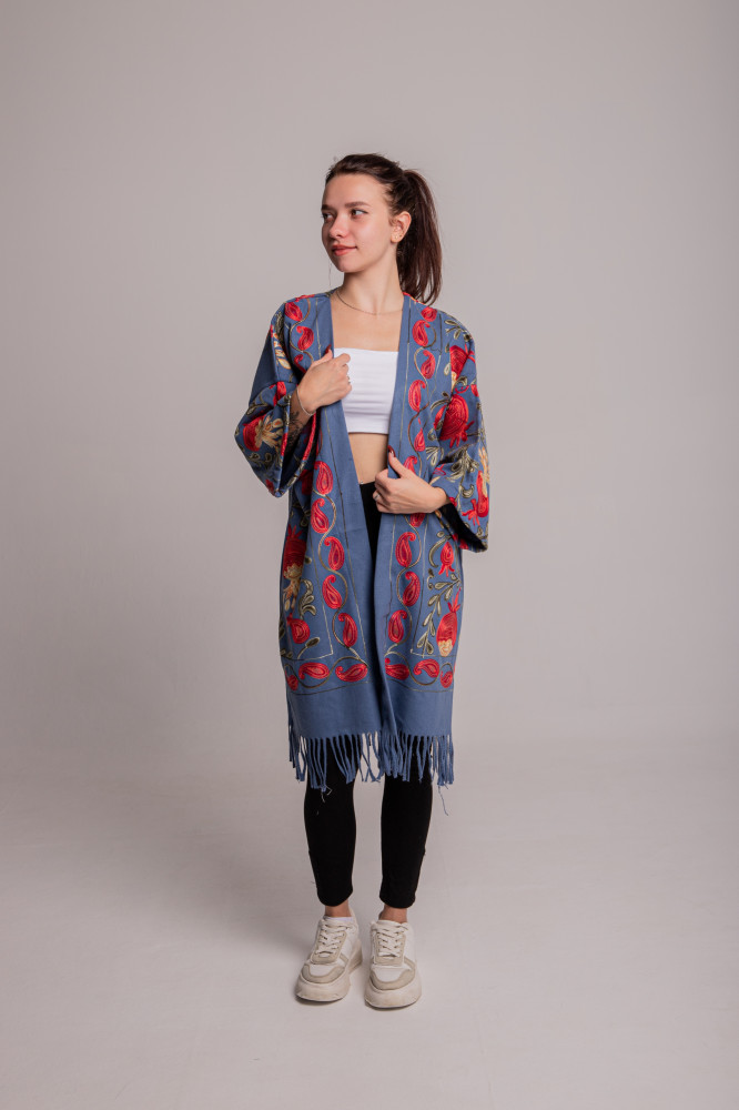 Кардиган женский удлиненный кашемировый | Sov'ga