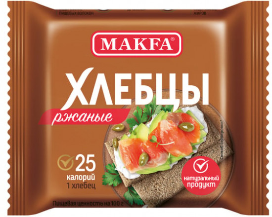 Хлебцы ржаные хрустящие запеченные