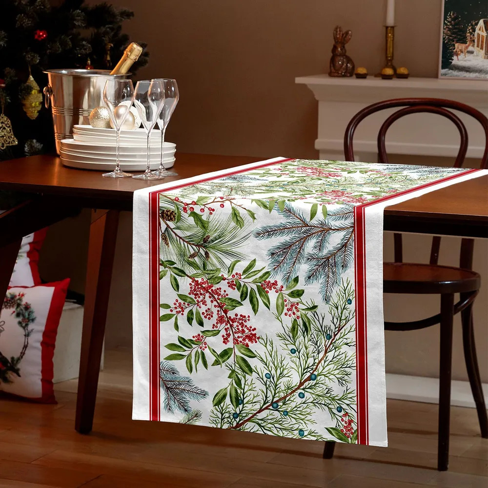 Скатерть-дорожка «Сhristmas holly» | Сhristmas holly | Унисон
