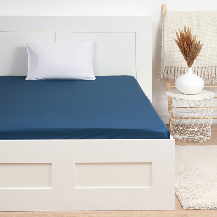 Простыня на резинке «Sea depth» | Solid collection | LoveLife