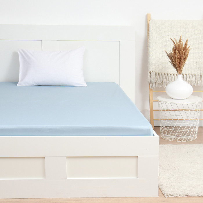 Простыня на резинке «Celestial blue» | Solid collection | LoveLife