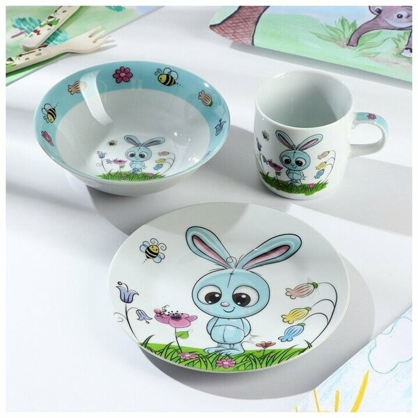 Набор детской посуды «Крош» | Детская посуда | Доляна