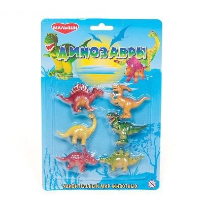 Игровой набор "Динозавры" (6 шт.) | Dream makers