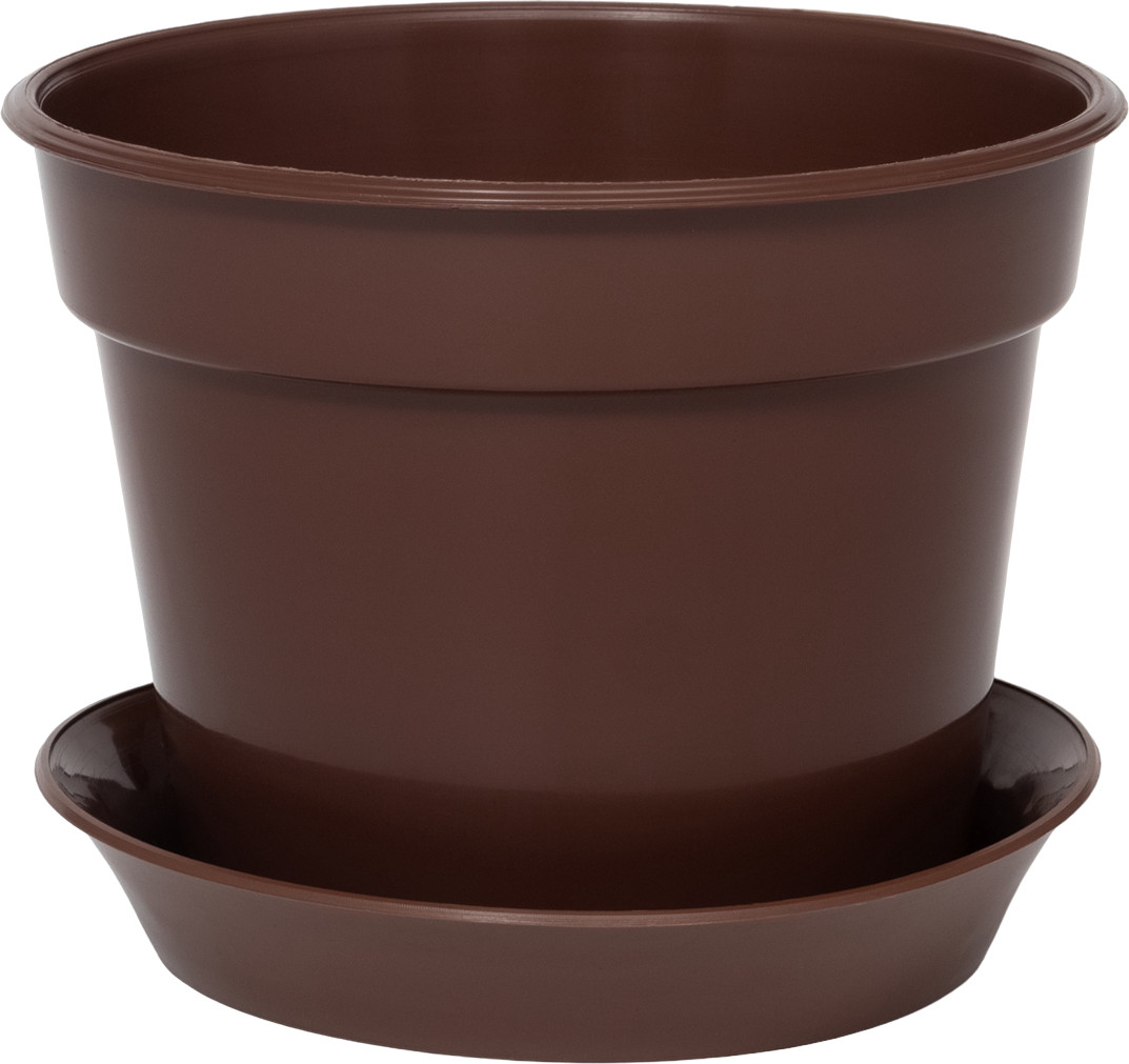 Горшок для цветов с поддоном | Доляна