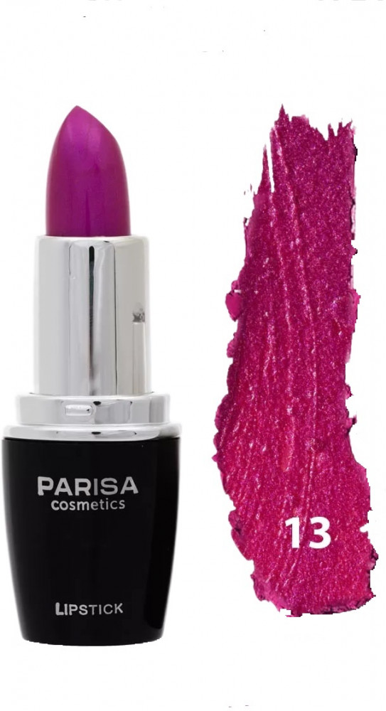 Помада для губ, тон 13 Сливово-розовое сияние | Parisa Cosmetics