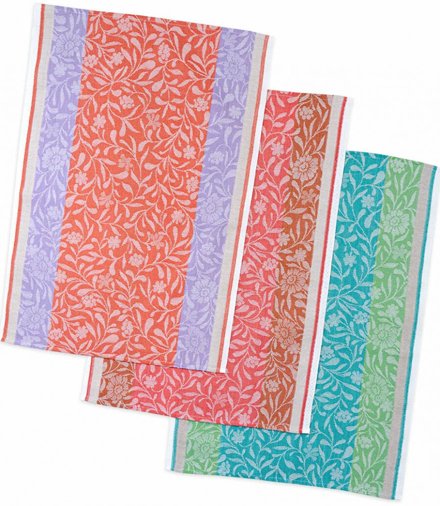 Набор полотенец кухонных «Ромашковый хангер» | Лен наш