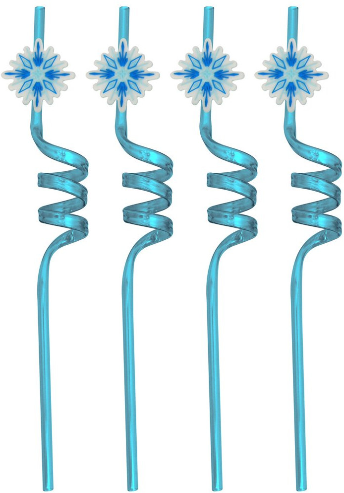 Набор трубочек для коктейля «Снежинки» | Мультидом Трейдинг
