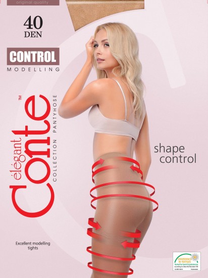 Колготки женские "Control" (mocca, 40 Den)