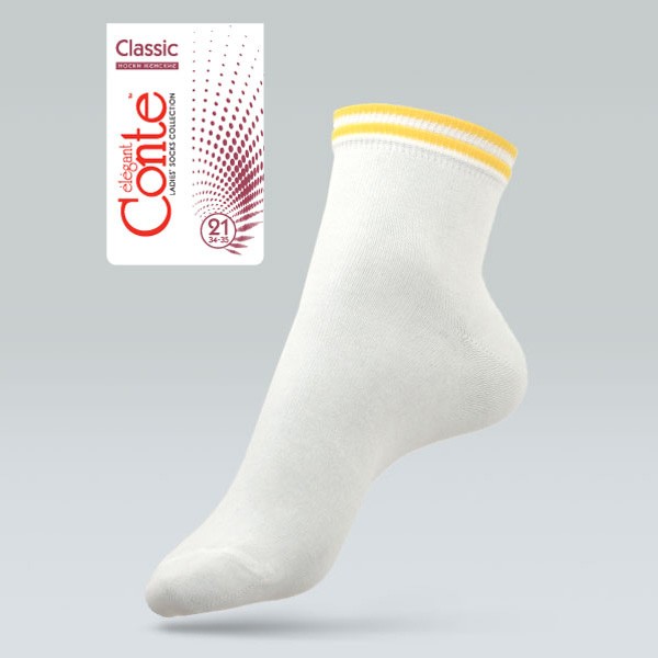 Носки женские хлопковые «Classic» | Conte Elegant