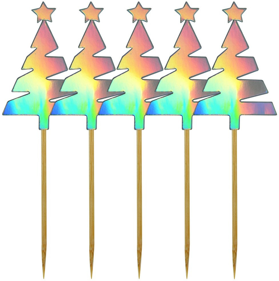 Набор топперов для декора «Ель-колор» | Мультидом Трейдинг