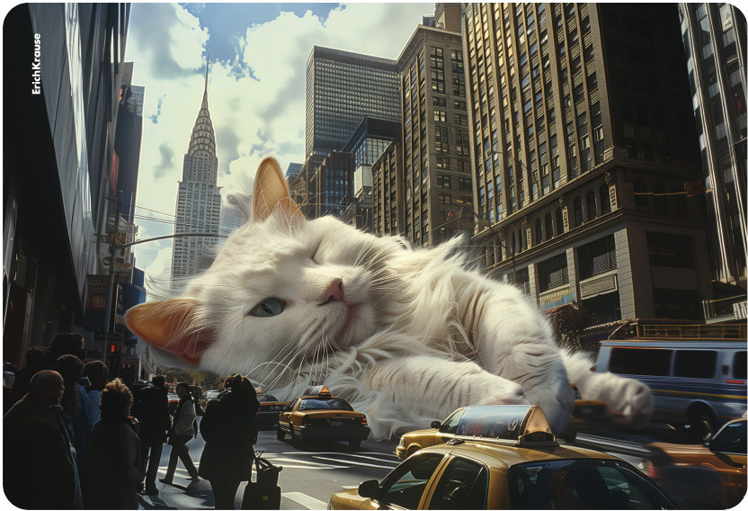 Подкладка настольная | Big City Cats | Erich Krause