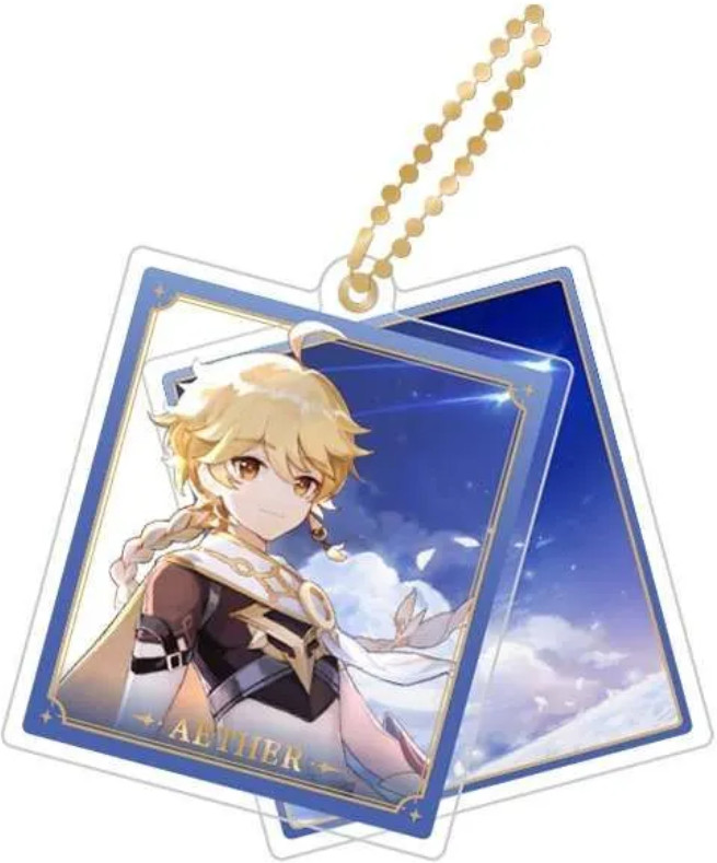 Брелок «Aether» | Character Acrylic | Genshin Impact