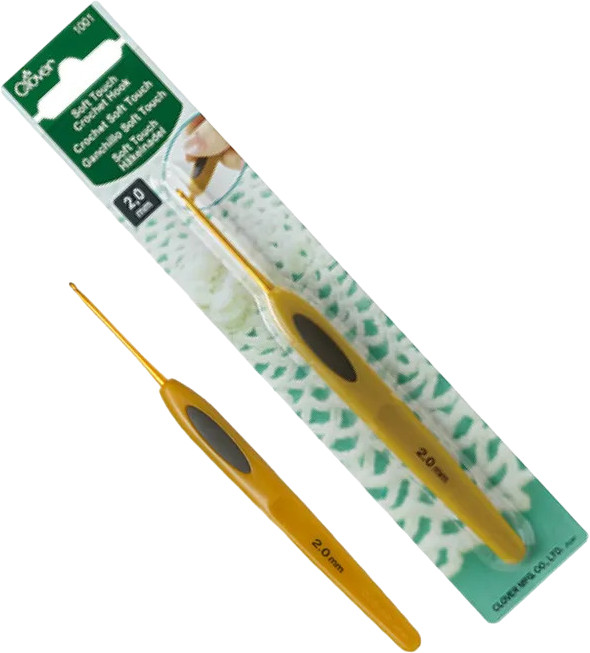 Крючок вязальный «Soft Touch» | Clover