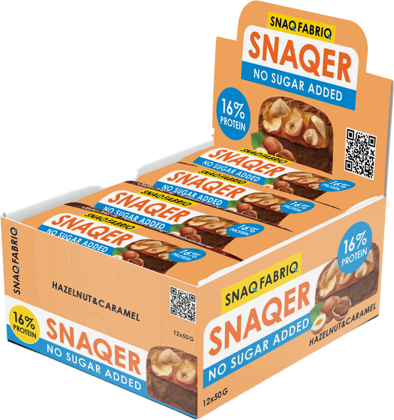Набор батончиков в шоколаде «Фундук и карамель» | Snaqer | Snaq Fabriq