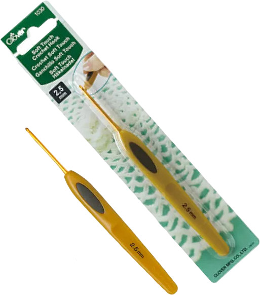 Крючок вязальный «Soft Touch» | Clover