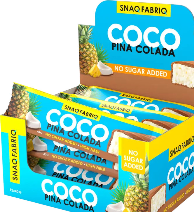 Набор батончиков глазированных «Ананас» | Coco | Snaq Fabriq