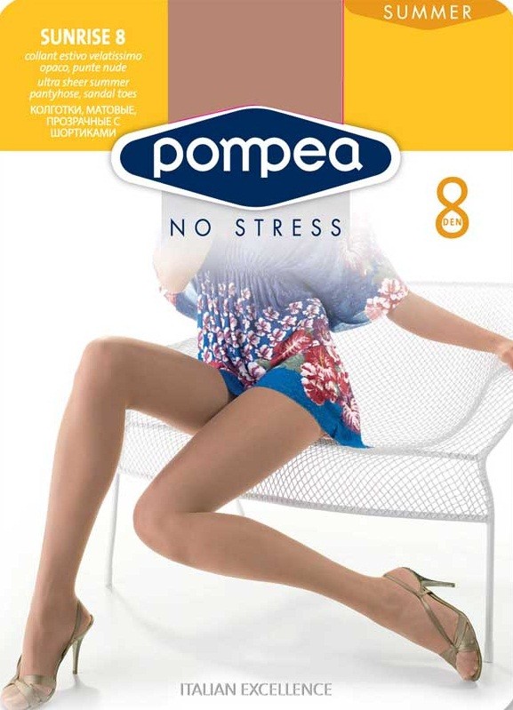 Колготки с шортиками "Sunrise" (playa, 8 DEN) | Pompea