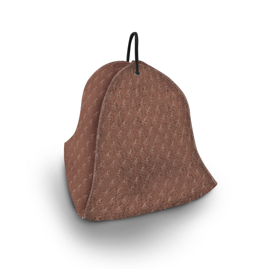 Шапка для бани Вишенки | Shabu