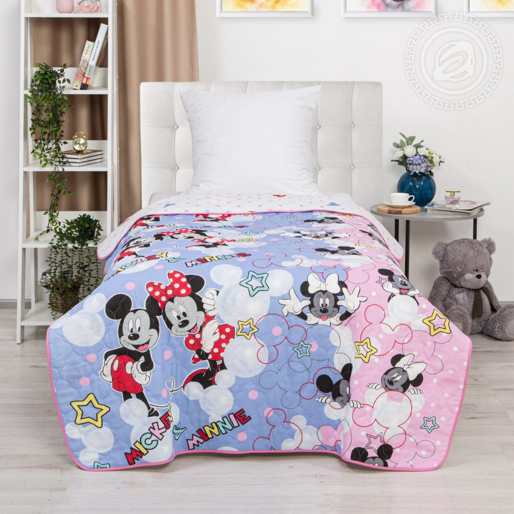 Покрывало стеганое детское «Мини вечеринка» | Стеганые (бязь) | АртПостель