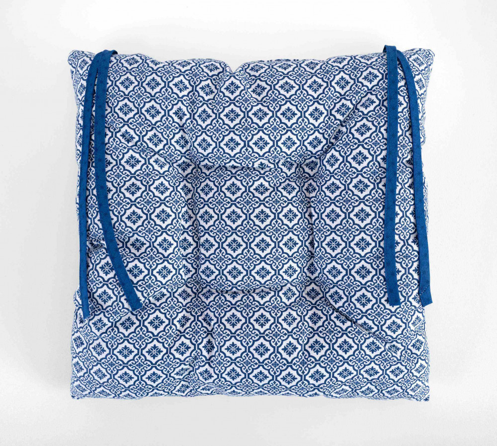 Подушка на стул «Майолика 1» | Текс-Дизайн