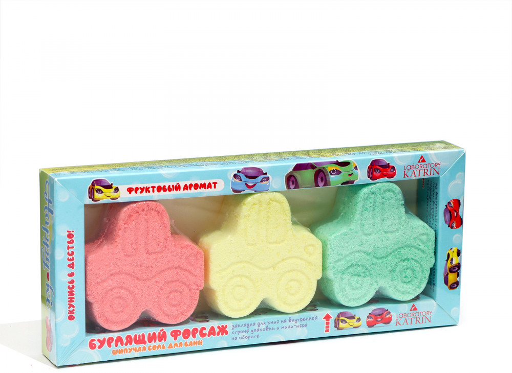 Набор шипучей соли «Бурлящий форсаж» | Laboratory Katrin