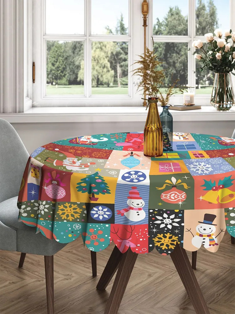 Скатерть «Встречай новый год» | Встречай новый год | JoyArty