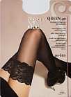 Полупрозрачные эластичные чулки "Queen 40" (daino, 40 DEN)