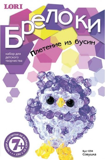 Плетение из бусин "Совушка"