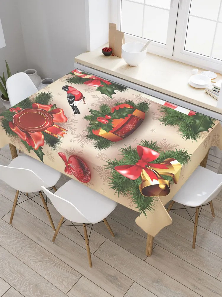 Скатерть «Новогодний дух» | Новогодний дух | JoyArty