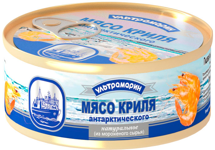 Мясо криля натуральное | Ультрамарин