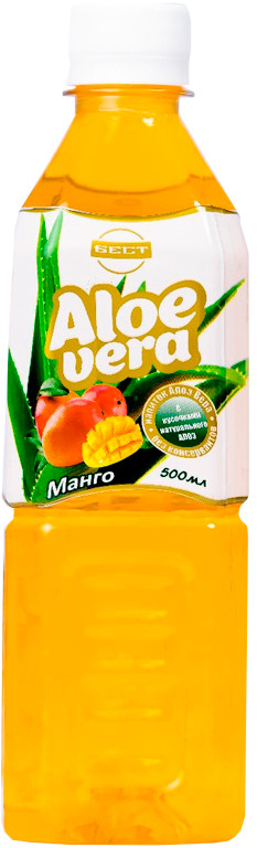 Напиток негазированный с кусочками алоэ вера и соком алоэ «Манго» | Бест