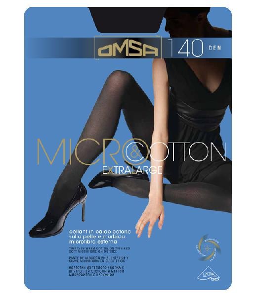 Колготки из хлопка и микрофибры «Micro and Cotton 140» | Omsa