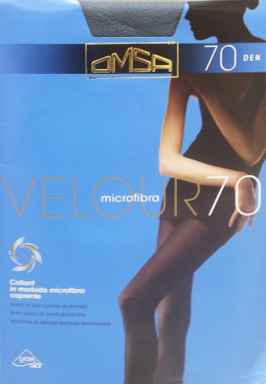 Колготки из микрофибры "Velour" (antracite, 70 DEN)