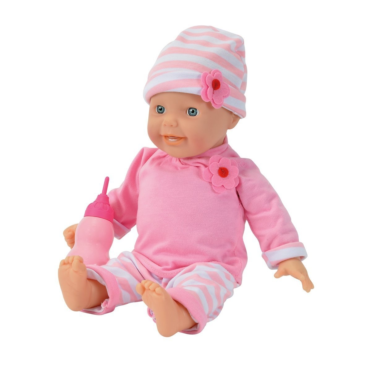 Кукла Лаура улыбающаяся с бутылочкой, 40см | Laura | Simba