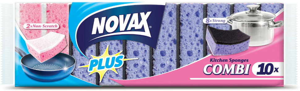 Набор губок для мытья посуды | Novax