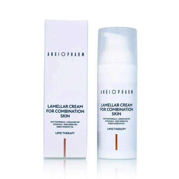Ламеллярный крем для комбинированной кожи лица | Angiopharm