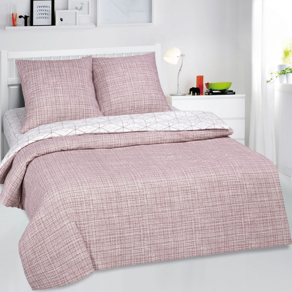 Комплект постельного белья «Кардинал» | De Luxe с простынью на резинке | АртПостель