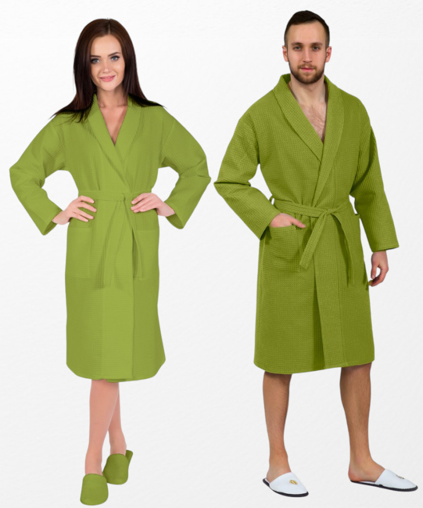 Халат запашной | Вафельное полотно | АртДизайн