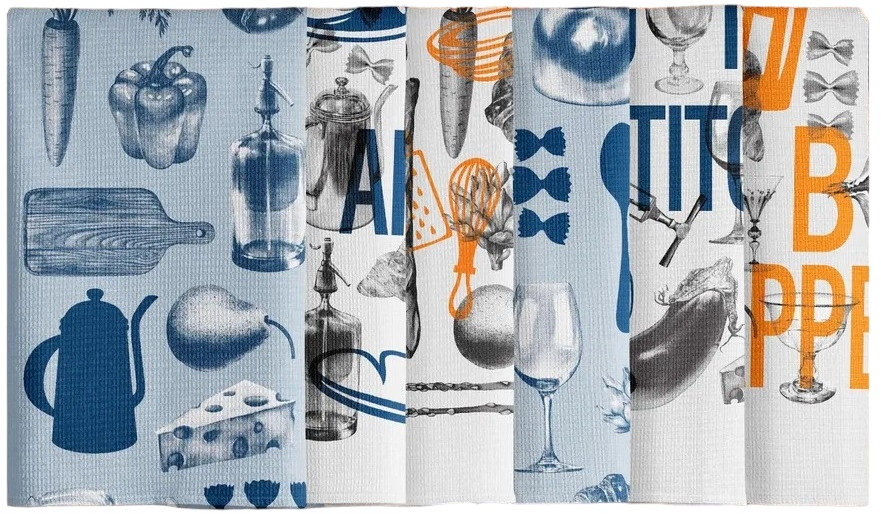 Комплект полотенец вафельных «Bon Appetit» | Унисон